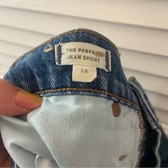 Madewell Perfect Jean Short in Bartow Wash - Tencel Denim - Picture 6 of 10